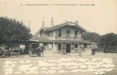 Nogent-sur-Marne — Estação de Nogent-Vincennes — B. F., Paris