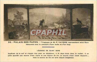 Palácio dos Papas — Lenda de São Gens — Helgra, n°25