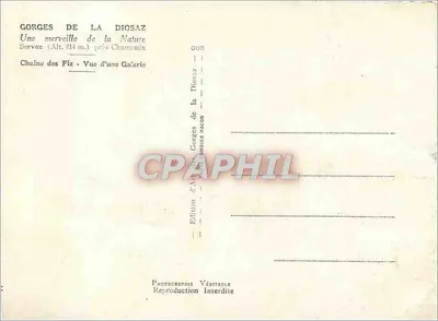 Góry Diosaz — Widok z galerii — Wydawnictwo André Dombier Maccon — Rewers