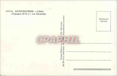 Aix-en-Provence — O Hotel d'Espagnet (século XVII) — Les Cariatides — Rymer — Verso