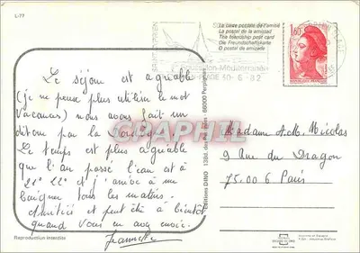 Wewnętrzna kwatera klasztoru — wydawca DINO, nr L-77 — Rewers