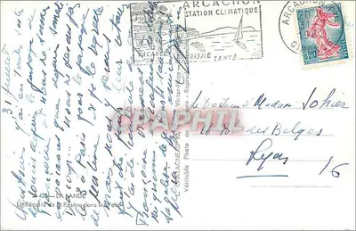 Szlak resiny w sosnodach — Arcachon — Wydawca Elcés — Rewers