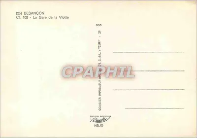 Besançon — Gara Viotte — Wydawca Combier — Rewers