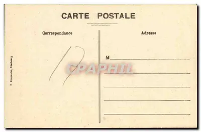Nos marins — Débarquement de vive force — P. Bissonader, Cherbourg — Verso