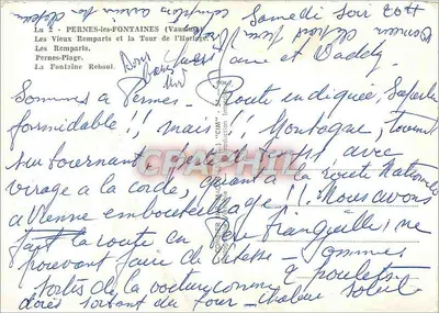 Pernes-les-Fontaines — (Vaucluse) — editor não identificado, número de série não visível — Verso