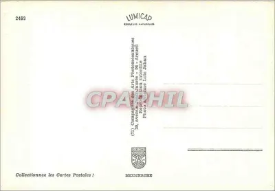 Le Revard (1550 m) i łańcuch Mont Blanc (4807 m) — zimowa wersja lotnicza — wydawca IRIS — Rewers