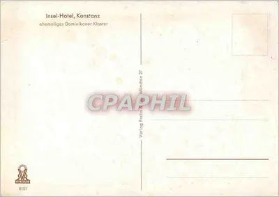 Insel-Hotel, Konstanz — dawniej klasztor dominikański — Verlag Preis & Mandanten — Rewers