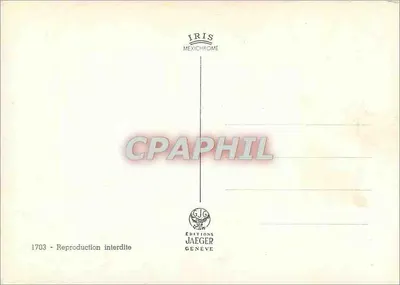 Vévey — vista panorâmica e lago — editor Jaeger, n° 1703 — Verso