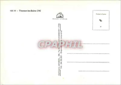 Thonon-les-Bains — Nad brzegami jeziora Léman, Miasto Allobrogów, Stolica Chablais, Ogród Savoie — Wydawnictwo Jansol, Chambéry — Rewers