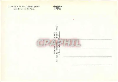 Le Sorgenti dell'Ain — Paesaggi del Giura — Edizioni Gellard — Verso