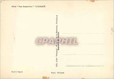 Alzacja — Souvenir d'Alsace — Wydawca: Art 'Maresco' - Strasburg — Rewers