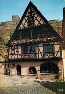 Kaysersberg — Casa pitoresca aos pés do castelo do século XIII — Éditions Hachette
