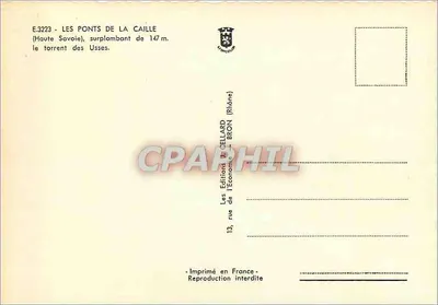 Mosty La Caille — Haute-Savoie — Éditions de l'Économie Bron — Rewers