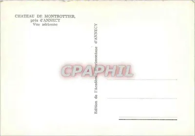 Castelo de Montrottier — perto de Annecy — Edição da Academia de Annecy — Verso