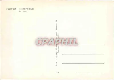 Farol de Saint-Philibert — Loïc — editor P. Mesny, n° 3402 N-8984 — Verso