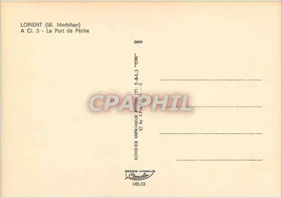 Lorient (56. Morbihan) — Port rybacki — Wydawca Combier (71. S.&L.) "CIM" — Rewers
