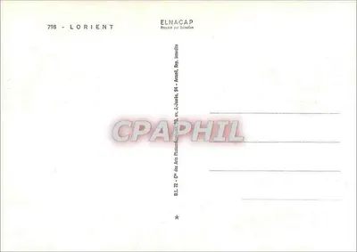 Lorient — port wojenny, nowoczesna miasto — Elnacap — Rewers