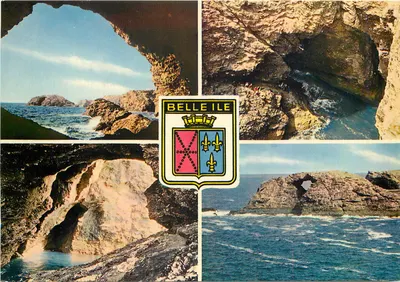 Belle-Île-en-Mer — Rochas e grutas — Lumicap