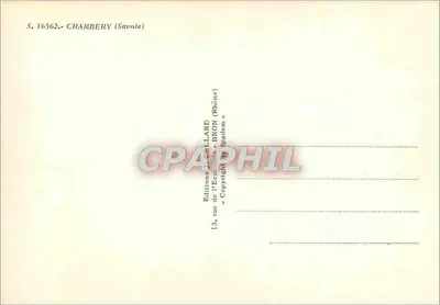 Chambery — widok panoramiczny — Wydawnictwo J. Cellard — Rewers