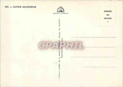 Savoie Maurienne — Locais e paisagens — Éditions Italcolores — Verso