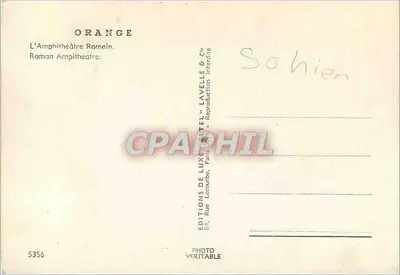 Orange — Amfiteatr Rzymski — Wydawca Etel, n° 5356 — Rewers