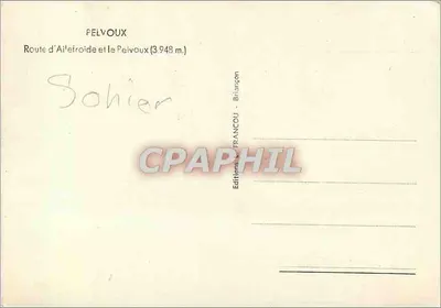 Route van Ailefroide en het Pelvoux (3.948 m.) — Uitgaven FRANCOU - Briançon — Achterkant