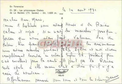 पिटोरेस्क चैलेट्स ला रोशियर - टारेंटाइज (73, सैवोय) - प्रकाशक सिम — पीछे