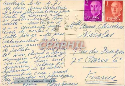 Porto de Puerto Andratx — Mallorca — Edições Ediciones Históricas — Verso