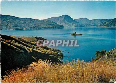 Lago de Serre-Ponçon — vista do ponto de vista da Capela São Miguel — LUMICAP