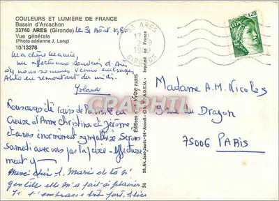 Basen Arcachon — Ogólny widok — Wydawnictwo Jeanjaures-94-Arcueil — Rewers