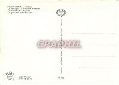 Epinal — miasto obrazów — Międzynarodowy Muzeum Obrazu — Rewers