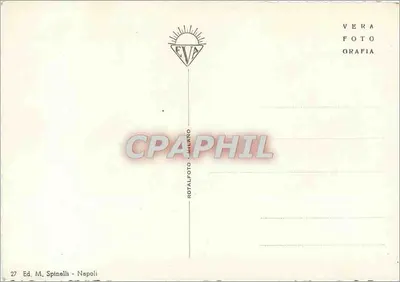 Nápoli - Panorama — vista desde uma árvore — Ed. M. Spinalli, n°27 — Verso