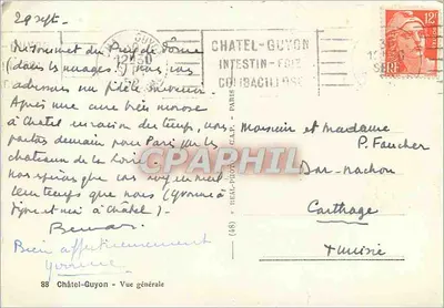 Châtel-Guyon — Ogólny widok — C.A.P. (48) — Rewers