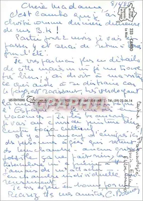 Widok z Cambos — Wydawca Chouand, nr 233 — Rewers