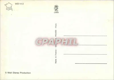 Os Aristochats — cena com harpa — Edição G. Picard, WD14/2 — Verso