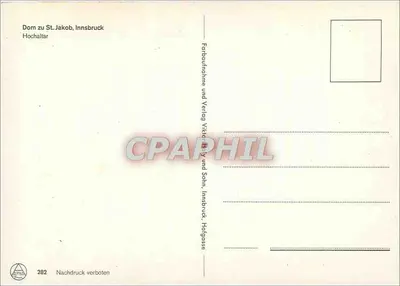 Katedra św. Jakuba, Innsbruck — Główny ołtarz — 282 — Rewers