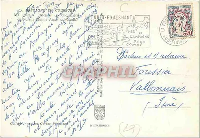 Interior de uma chalé — A Bretanha em Coubreurs — Edições Mexichrome — Verso