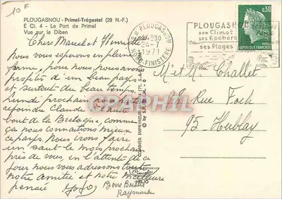 Vista del Dibén — PLOUGASNOU (29 N.-F.) — Editor Cinq — Reverso