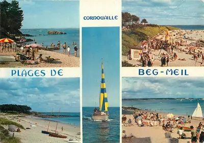 Praias de Cordouaille — Beg-Meil — Edições d'Art Jos