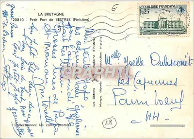 Petit Port de Bestree — Finistère — Les Éditions Jean — Rückseite