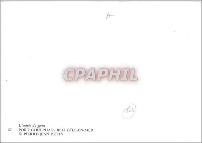 Porto Goulphar — Belle-Île-en-Mer — 57 — Verso