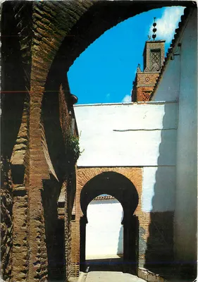 Tlemcen — Rua e minarete de Sidi Boumediène — Société Nationale de Diffusion, Argélia, n° 998