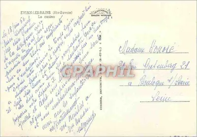 Evian-les-Bains — Il casinò — Editore: Cimy — Verso