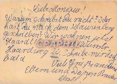 Haardtweg 20 — Haardtweg 20 — Niemiecka kartka pocztowa — Rewers