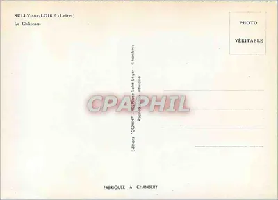 Sully-sur-Loire (Loiret) — Zamek — Wydawnictwo 'COYIN' - Chambéry — Rewers