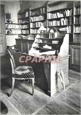 Nohant-Vicq (Indre) — Casa de George Sand, Biblioteca e Escritório — Serviço Comercial de Monumentos Históricos, Paris
