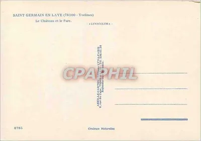 Saint-Germain-en-Laye — Zamek i ogród — Wydawnictwo Lyna — Rewers
