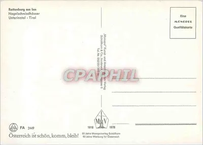 Rattenberg am Inn — Nagelschmiedhäuser — Monopolverlag Schöllhorn FA 2449 — Rewers