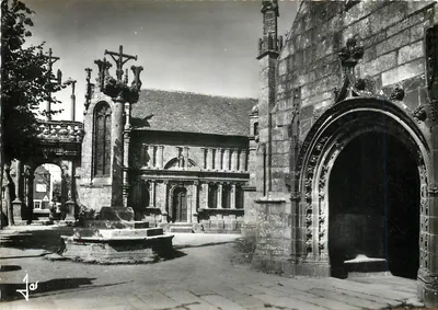 Lampaul-Guimiliau — Portal e calvário — Éditions d'Art IOS, Châteaulin