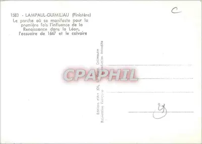 Lampaul-Guimiliau — Portal e calvário — Éditions d'Art IOS, Châteaulin — Verso